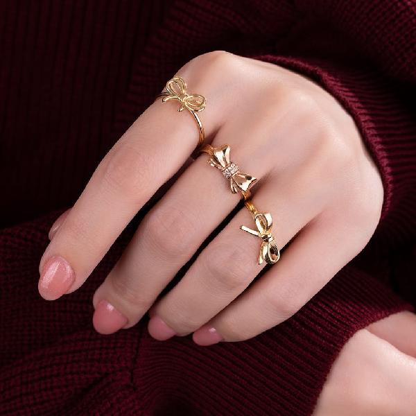 انگشتر طلا پاپیون